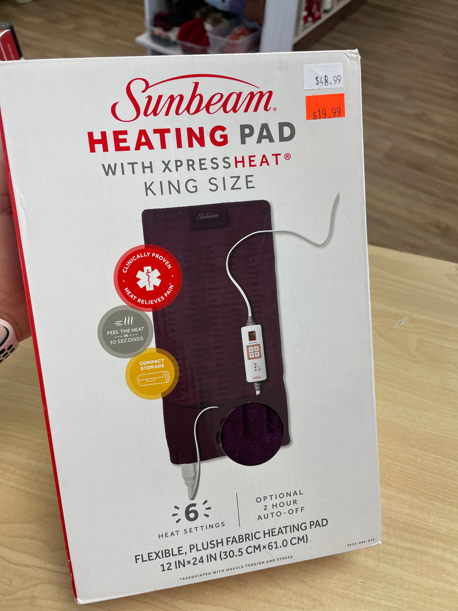 Sunbeam Heating Pad King size Outlet Express