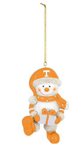 RARE UNIVERSITY OF TENNESSEE HANDPAINTED SNOWMAN