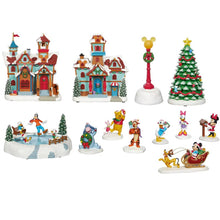 Load image into Gallery viewer, Disney 13 piece Ice Rink Village Set