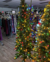 Load image into Gallery viewer, Bethlehem Lights 6.5’ Sonoma Spruce Slim Tree w/ Multi-colored Lights