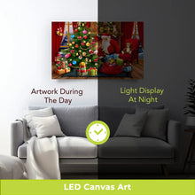 Load image into Gallery viewer, Briarwood Lane The Magic of Christmas Large LED Canvas Art