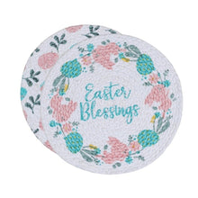 Load image into Gallery viewer, 2-Pack Easter Patterned Heat-Resistant Trivets