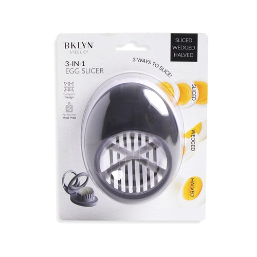 BKLYN Steel Co. 3-in-1 Egg Slicer