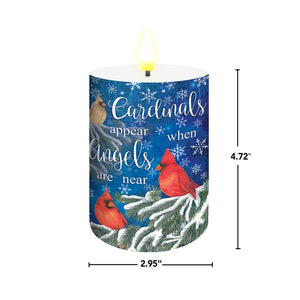 Briarwood Lane Cardinals Appear LED Flameless Candle