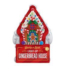 Load image into Gallery viewer, Light-Up Gingerbread House 6" Plaster Paint Kit