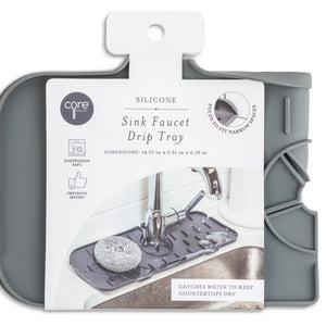 Core Kitchen Graphite Sink Faucet Silicone Drip Tray