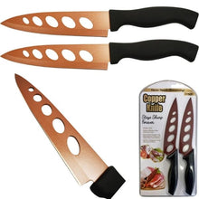 Load image into Gallery viewer, 2-Pack Copper Knife Set