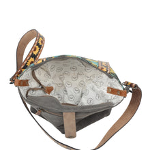 Load image into Gallery viewer, Myra Bag Forest Mist Hand-Tooled Bag