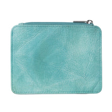 Load image into Gallery viewer, Myra Bag Driftwood Cove Embossed Leather Credit Card Holder