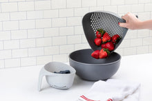 Load image into Gallery viewer, Set of 2 Easy Pour Nested Colanders