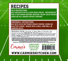 Load image into Gallery viewer, Carmie's Kitchen Game Day Pigskin Bacon Cheddar Dip Mix