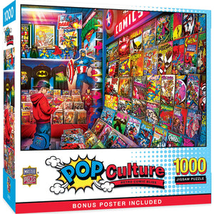 Pop Culture Retro Comic Bliss 1000 Piece Jigsaw Puzzle