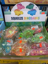 Load image into Gallery viewer, Glitter Filled Dino Squishy