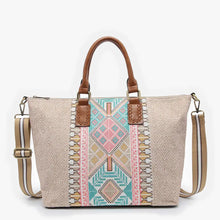 Load image into Gallery viewer, Jen &amp; Co Two-Tone Satchel w/ Guitar Strap
