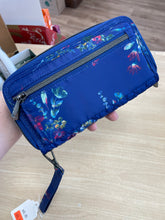 Load image into Gallery viewer, Lug Wallet Blue Floral RFID