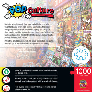 Pop Culture Retro Comic Bliss 1000 Piece Jigsaw Puzzle