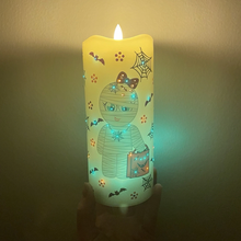 Load image into Gallery viewer, Temp-tations Set of 3 Flameless candles - Halloween