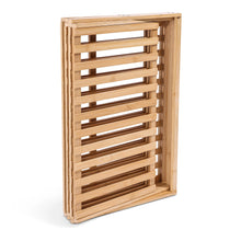 Load image into Gallery viewer, Bamboo 4-Tier Multi-Purpose Collapsible Storage Rack