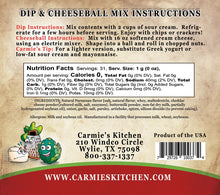 Load image into Gallery viewer, Carmie&#39;s Kitchen Artichoke Parmesan Dip Mix