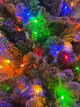 Load image into Gallery viewer, Bethlehem Lights 5’ Flocked 2-in-1 Heritage Tree