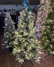 Load image into Gallery viewer, Bethlehem Lights 5’ Flocked 2-in-1 Heritage Tree