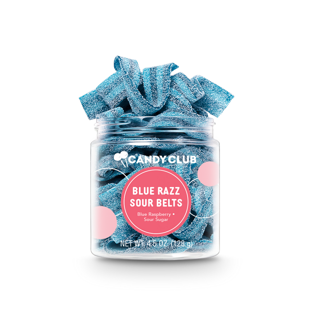 Candy Club Blue Razz Sour Belts