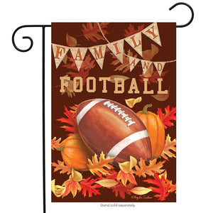 Briarwood Lane Family & Football Garden Flag