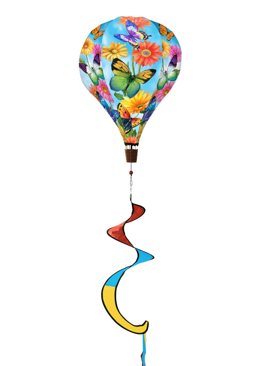 Briarwood Lane Fluttering Butterflies Hot Air Balloon Wind Twister
