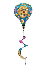 Load image into Gallery viewer, Briarwood Lane Happy Beehive Hot Air Balloon Wind Twister