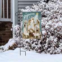 Load image into Gallery viewer, Briarwood Lane Rejoice Nativity Garden Flag