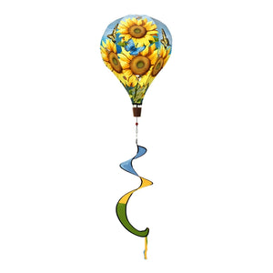 Briarwood Lane Sunflower Dance Hot Air Balloon Wind Twister
