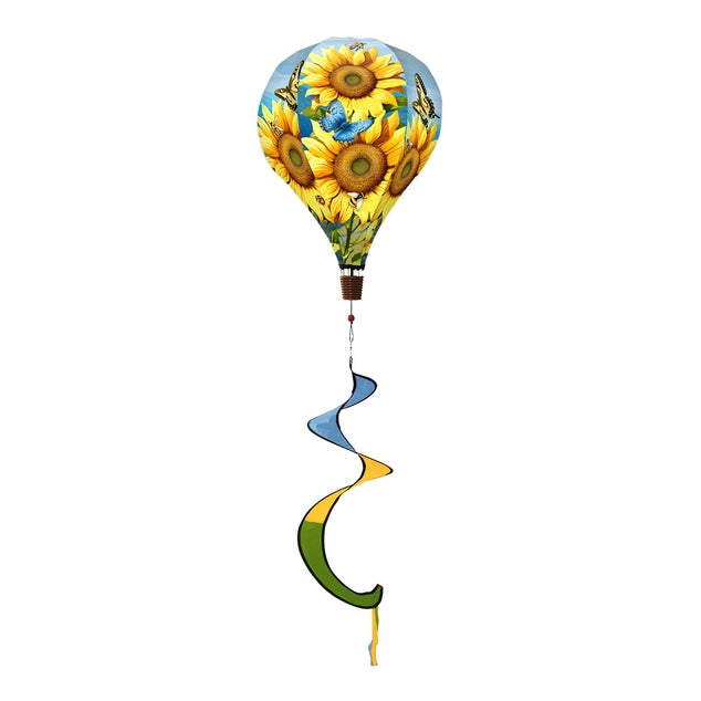 Briarwood Lane Sunflower Dance Hot Air Balloon Wind Twister