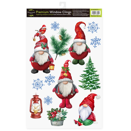 Briarwood Lane Winter Gnomes Seasonal Window Clings