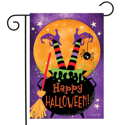 Briarwood Lane Witch Feet Halloween Garden Flag