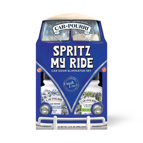 Car-Pourri Spritz My Ride Car Odor Eliminator Gift Set