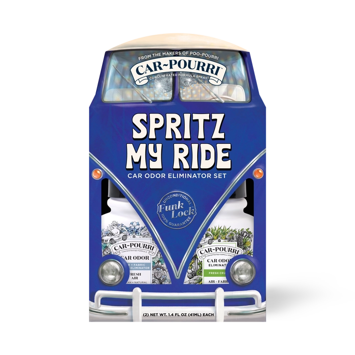 Car-Pourri Spritz My Ride Car Odor Eliminator Gift Set