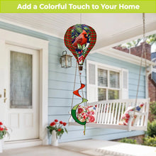 Load image into Gallery viewer, Briarwood Lane Cardinal and Holly Christmas Hot Air Balloon Wind Twister