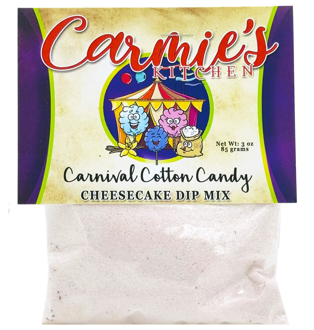 Carmie's Kitchen Carnival Cotton Candy Cheesecake Dip Mix
