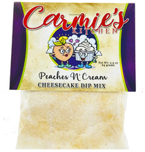 Load image into Gallery viewer, Carmie&#39;s Kitchen Peaches N&#39; Cream Cheesecake Dip Mix