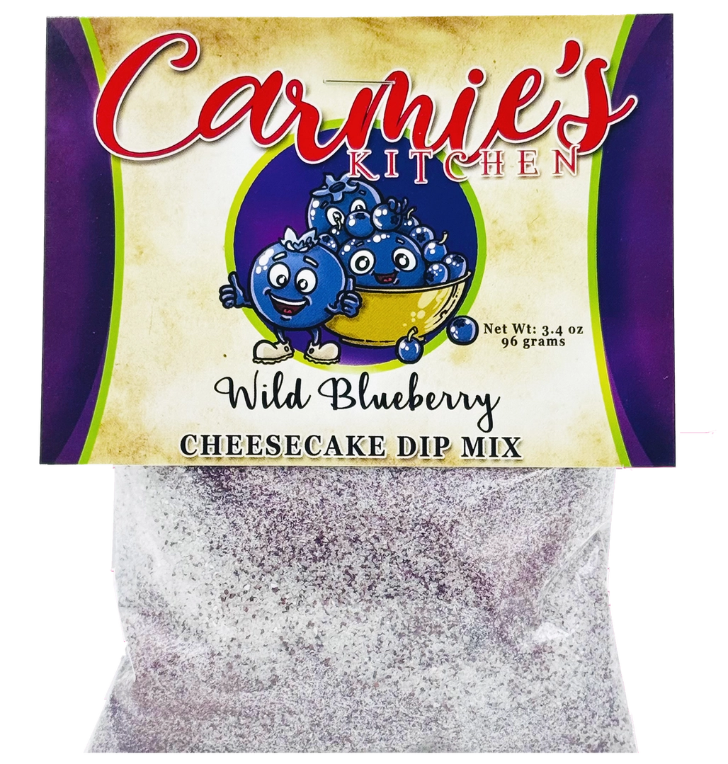 Carmie's Kitchen Wild Blueberry Cheesecake Dip Mix