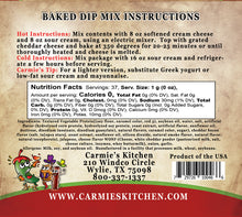Load image into Gallery viewer, Carmie&#39;s Kitchen Baked Bacon Jalapeno Popper Dip Mix