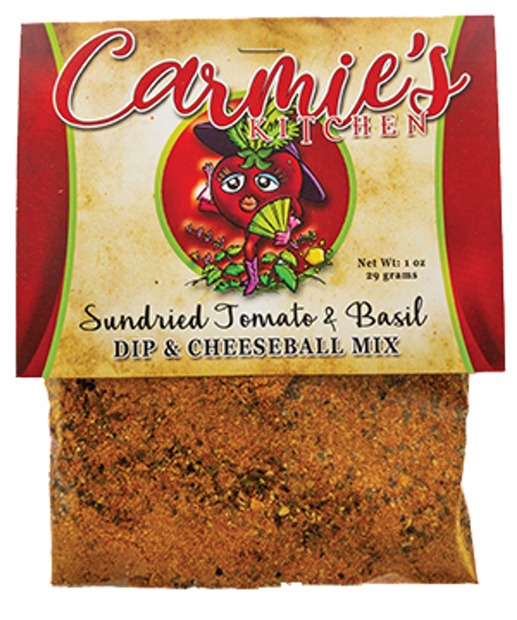 Carmie's Kitchen Sundried Tomato & Basil Dip Mix