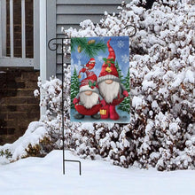 Load image into Gallery viewer, Briarwood Lane Winter Gnomes Christmas Garden Flag