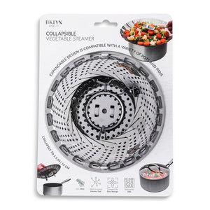 BKLYN Steel Co. Collapsible Stainless Steel Vegetable Steamer
