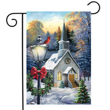 Load image into Gallery viewer, Briarwood Lane Come All Ye Faithful Winter Garden Flag