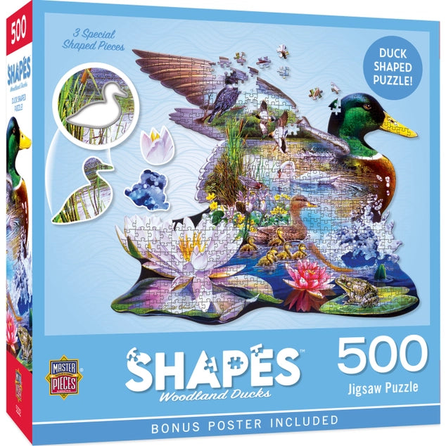 Woodland Ducks 500 Piece Shaped Puzzle