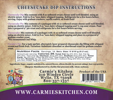 Load image into Gallery viewer, Carmie&#39;s Kitchen Carnival Cotton Candy Cheesecake Dip Mix