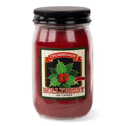 Crossroads Hollyberry 12oz. Jar Candle