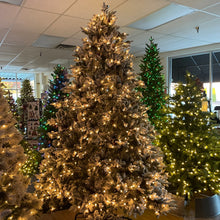 Load image into Gallery viewer, Martha Stewart by Bethlehem Lights 9’ Full Flocked Tree w/ Pinecones
