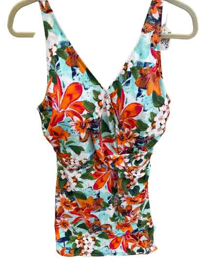 Denim & Co V-neck Wrap Front Swim Dress size 16 Outlet Express Denim & Co V-neck Wrap Front Swim Dress size 16 Outlet Express